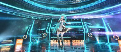 小米手機初音紀念限量款發布廣告